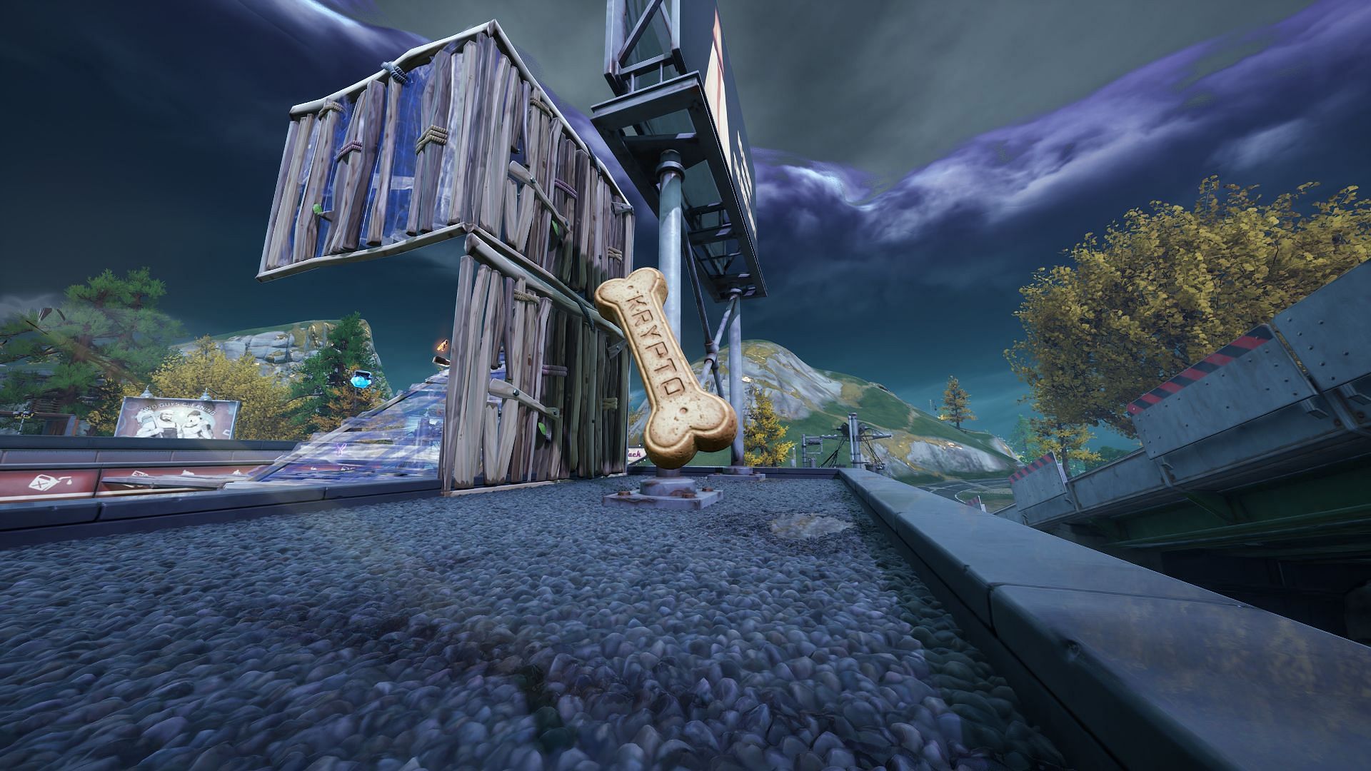You will find Krypto treats in chests and as ground loot across the map (Image via Epic Games)